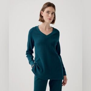 Women's Celestial Thermal Waffle V-Neck Tunic